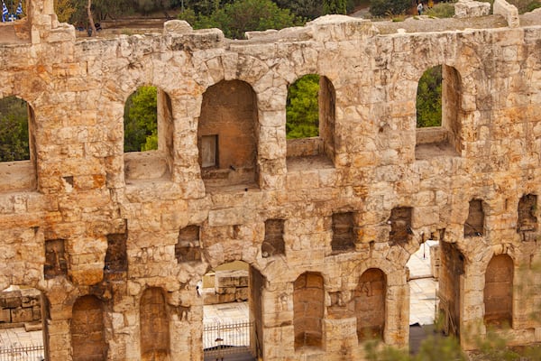 Acropole qui includes patrimoine architectural et bâtiments en ruines