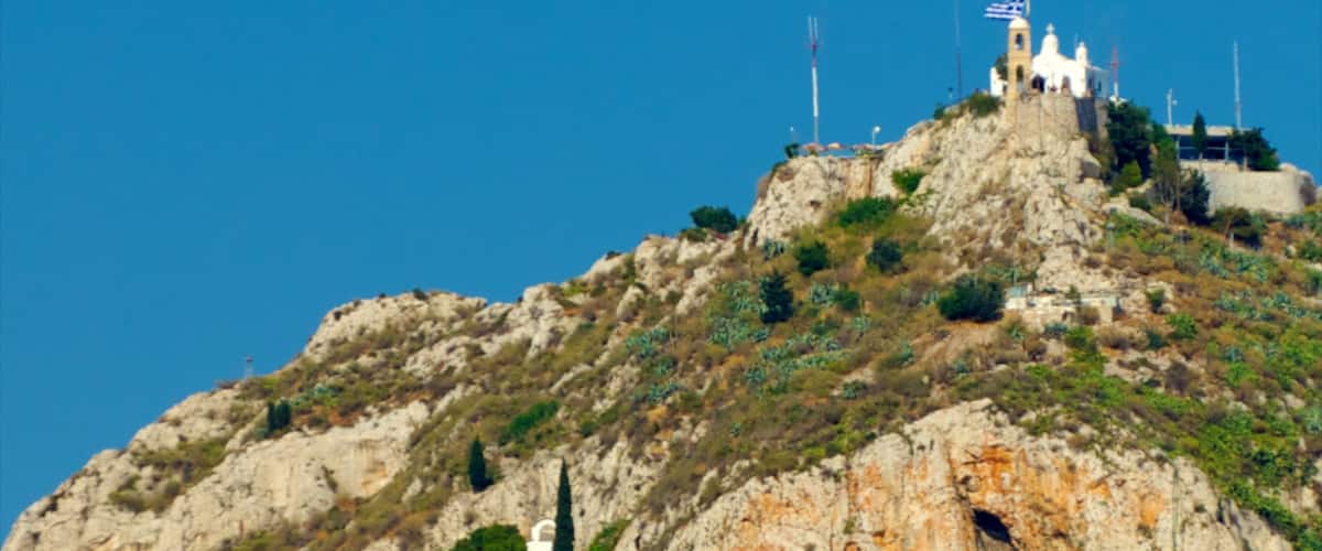 Mount Lycabettus showing mountains