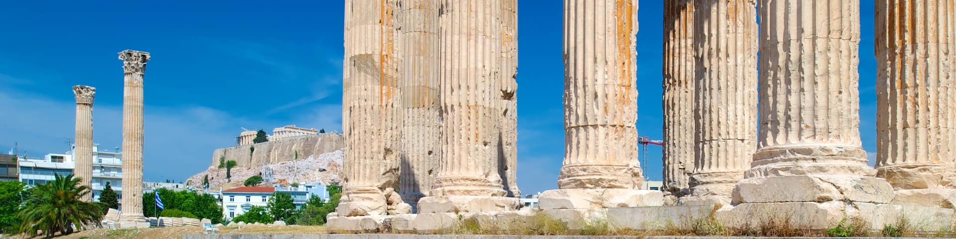 Olympeion welches beinhaltet Ruine und historische Architektur