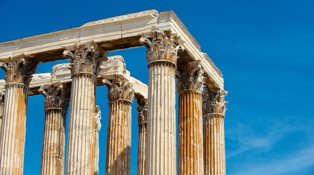 Tempel van de Olympische Zeus bevat een tempel of gebedshuis, historische architectuur en historisch erfgoed