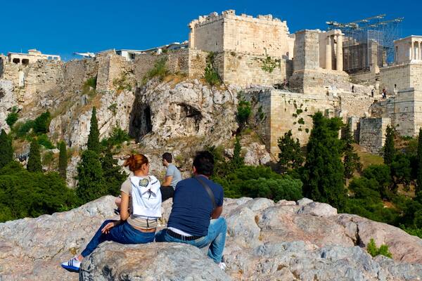 Athen das einen Geschichtliches sowie Paar