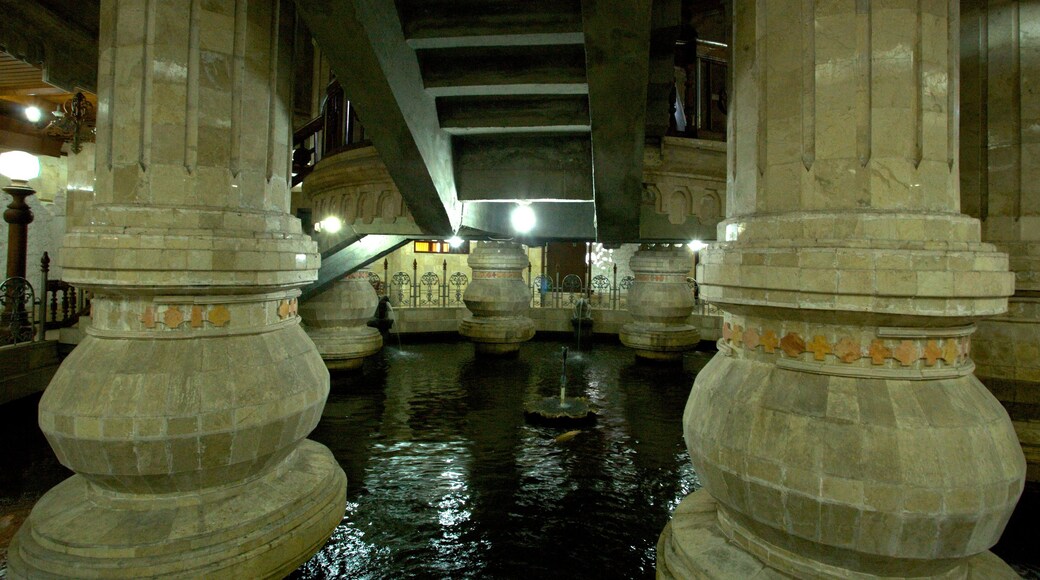 Bajra Sandhi Monument showing religious elements, a monument and interior views