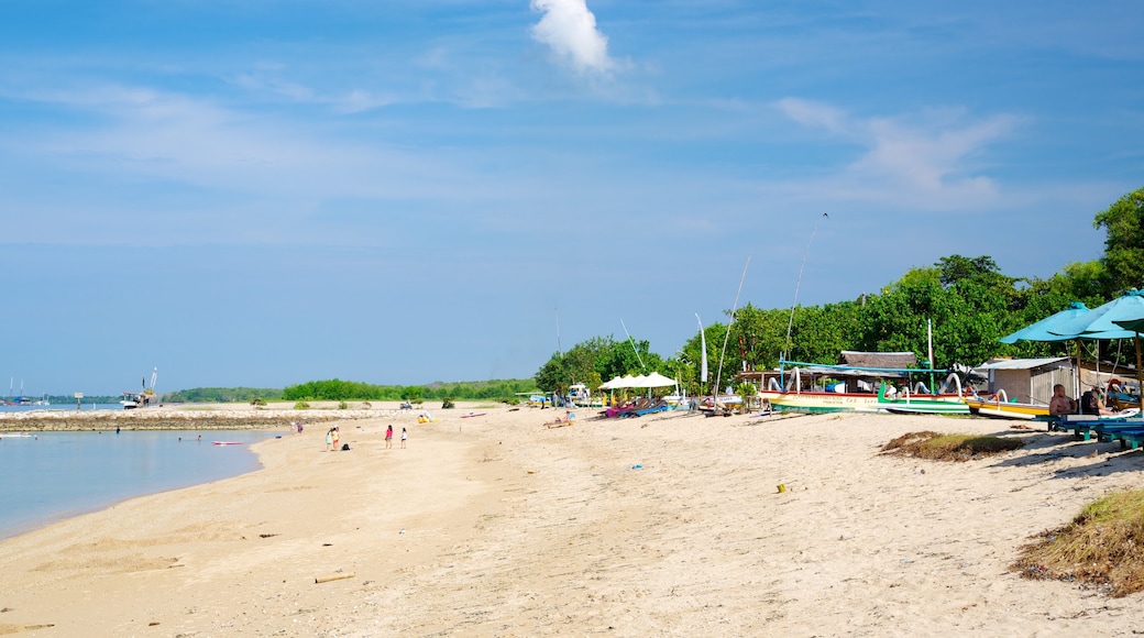 Sanur Beach featuring a sandy beach