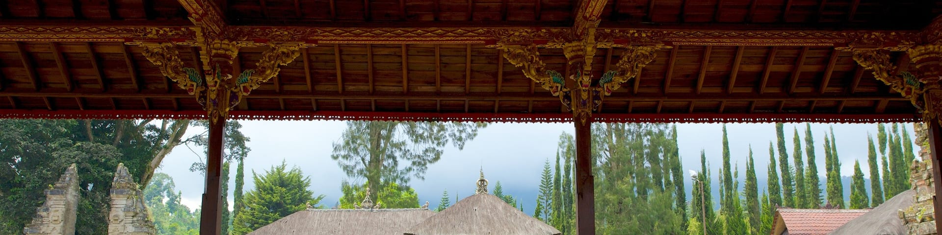 Ulun Danu Temple which includes religious aspects and a temple or place of worship