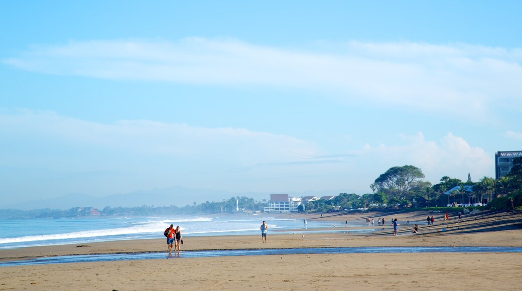 Seminyak showing a sandy beach