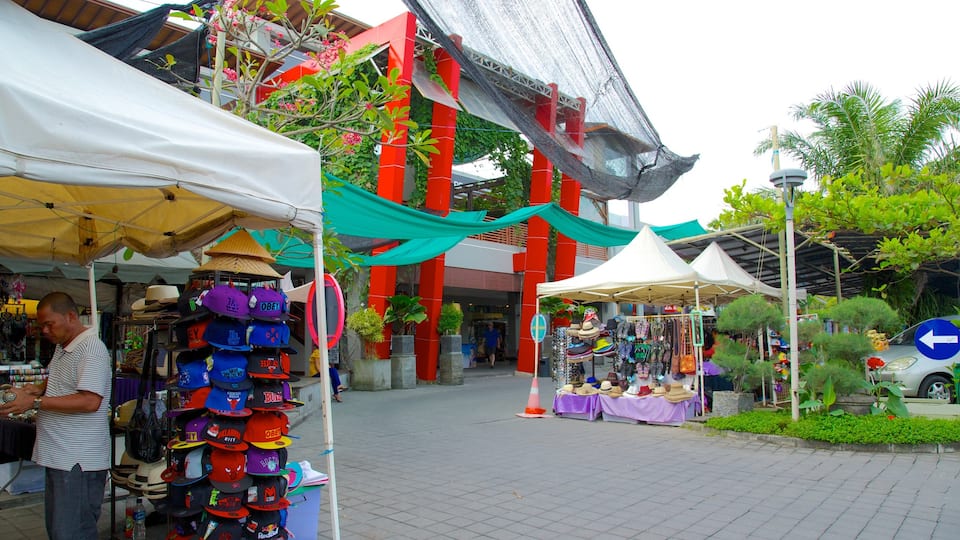 Seminyak Square featuring a square or plaza, shopping and markets