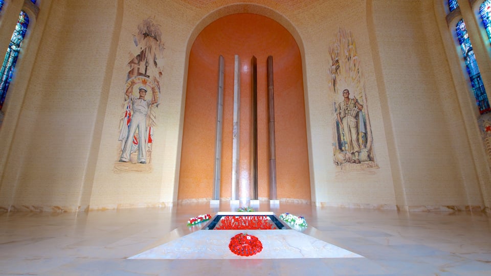 Australian War Memorial featuring interior views and a memorial