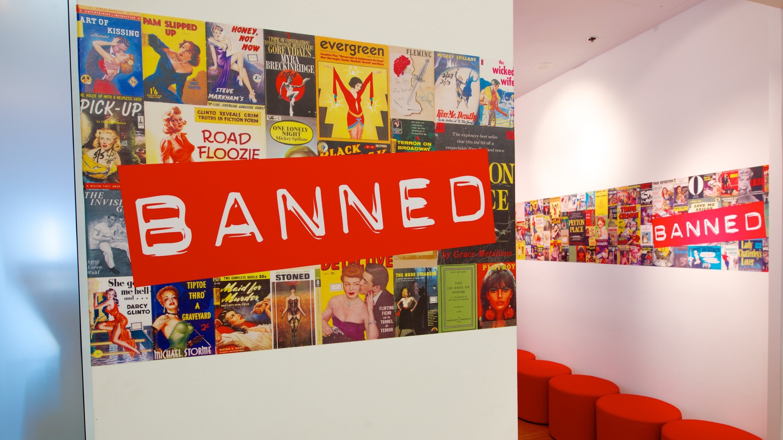 National Archives of Australia som viser innendørs og skilt