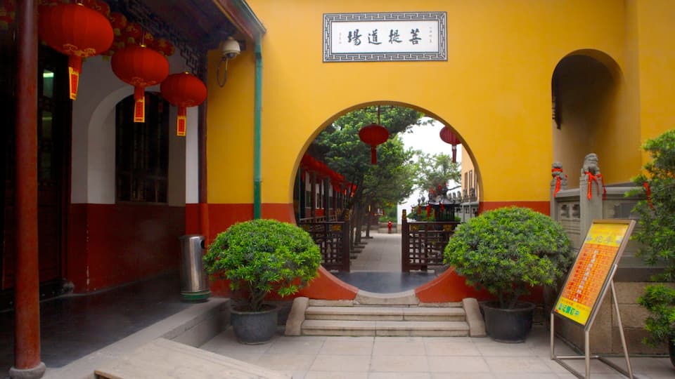 Jade Buddha Temple featuring religious elements and a temple or place of worship