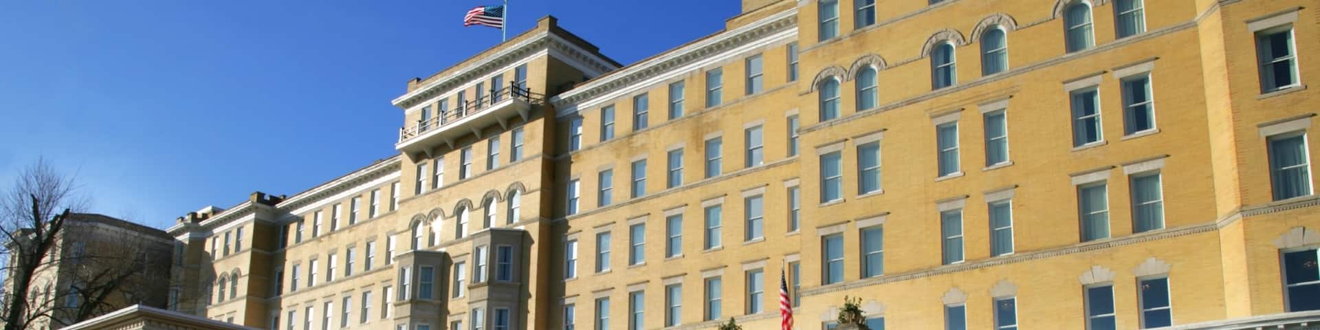French Lick showing heritage elements