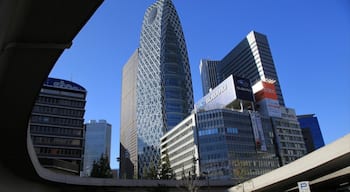 Shinjuku which includes a city