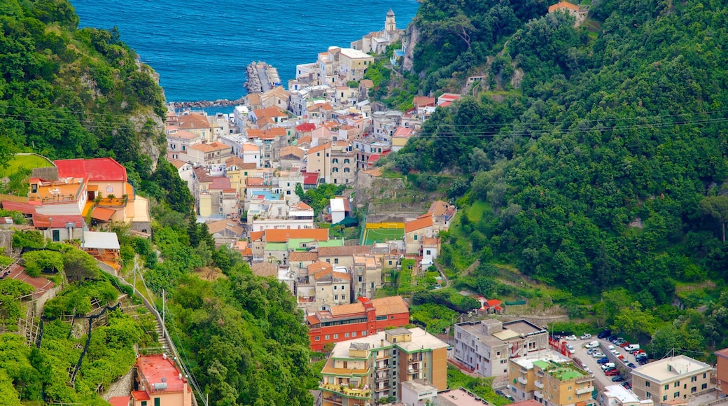 Pontone showing general coastal views, a coastal town and a city