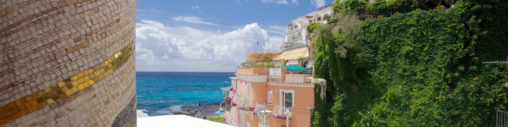Church of Santa Maria Assunta showing general coastal views