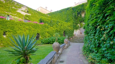 Costa de Amalfi que incluye una ciudad y un jardín