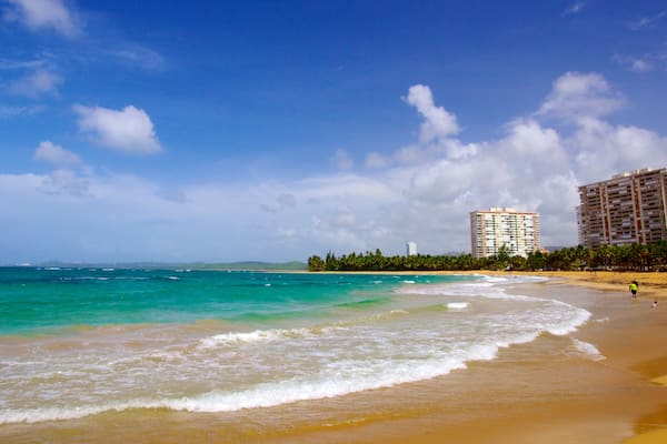 Azul Beach showing a beach
