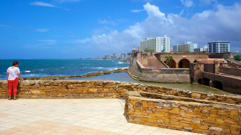 Fort San Jeronimo featuring views, heritage elements and general coastal views