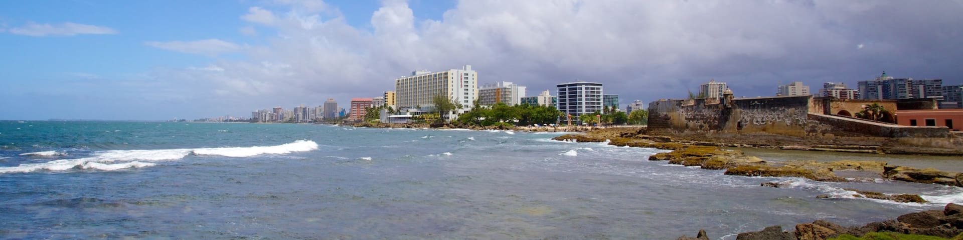 San Juan Antiguo showing general coastal views and a coastal town