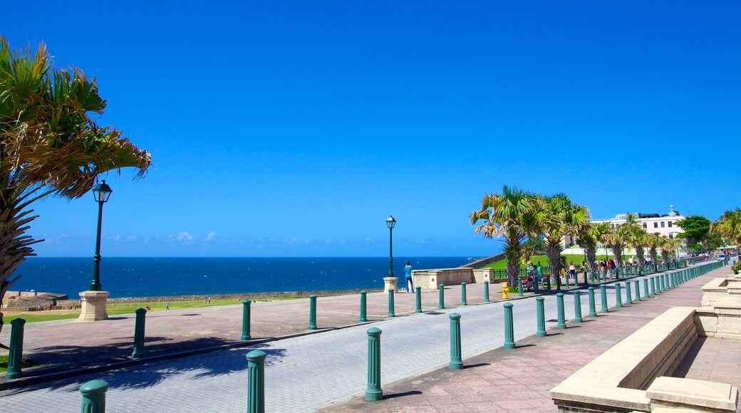 San Juan mostrando paisagens litorâneas e cenas de rua