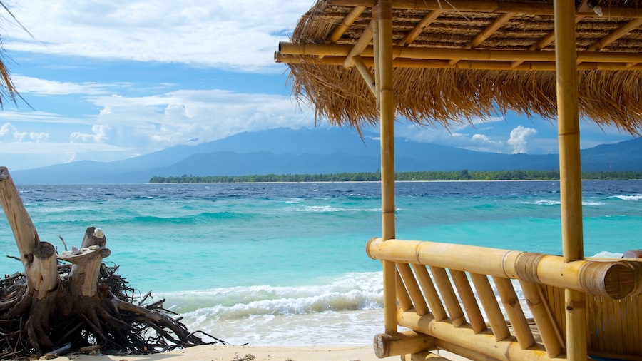 Gili Islands which includes a sandy beach and tropical scenes