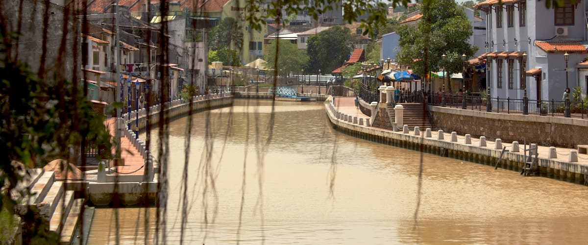 Malacca featuring a river or creek