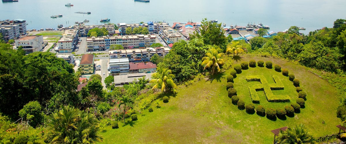 Sandakan featuring general coastal views, a garden and a city
