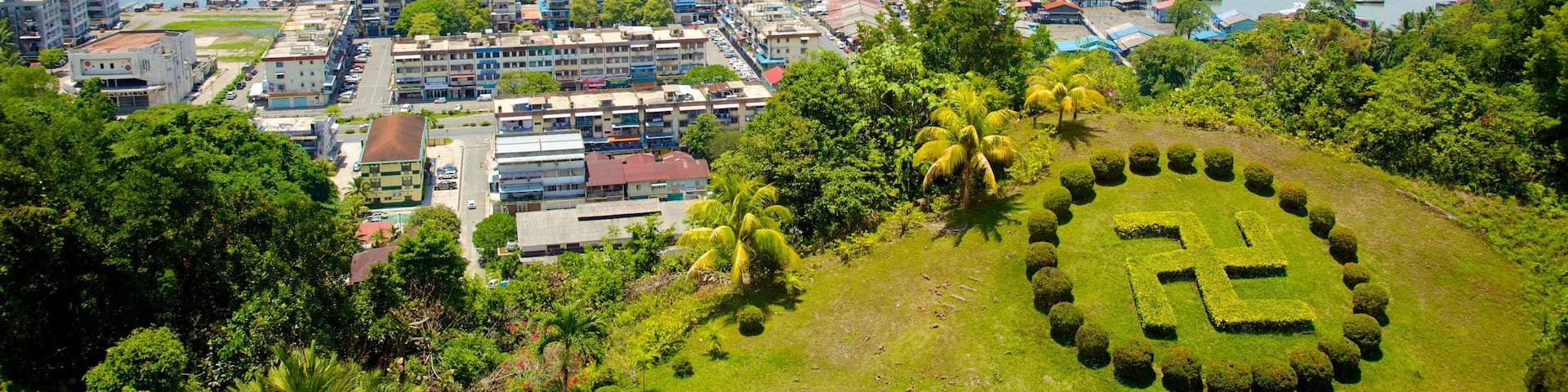 Sandakan featuring general coastal views, a garden and a city