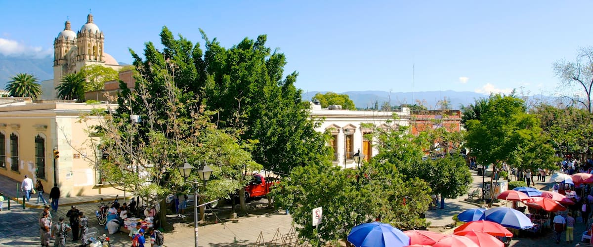 Oaxaca which includes a city