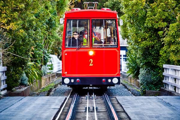 Wellington Cable Car showing railway items