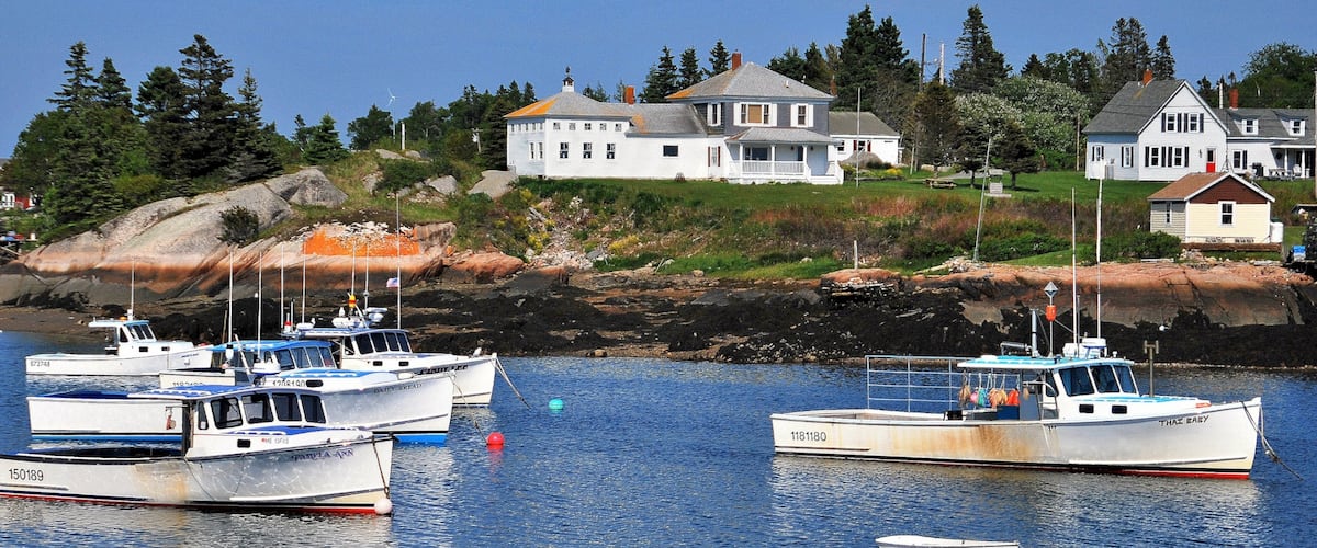 Bar Harbor das einen Bucht oder Hafen und Bootfahren