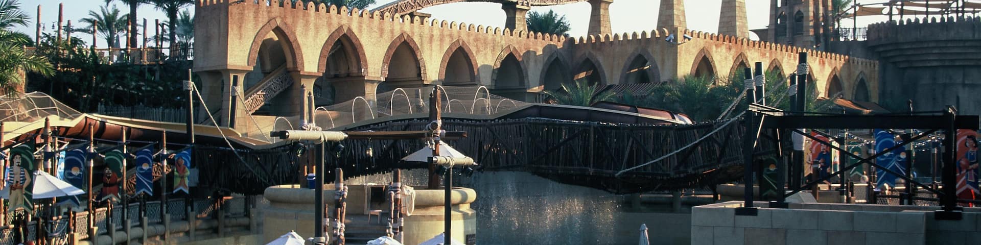 Wild Wadi Water Park which includes rides and a waterpark
