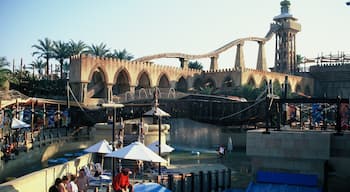 Wild Wadi Water Park which includes rides and a waterpark