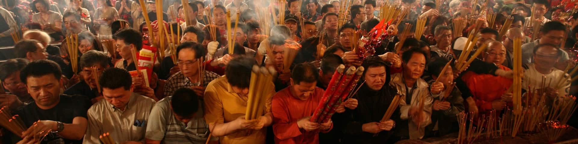 Wong Tai Sin Temple which includes interior views, a temple or place of worship and religious aspects