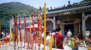 Tin Hau Temple showing a temple or place of worship and religious elements