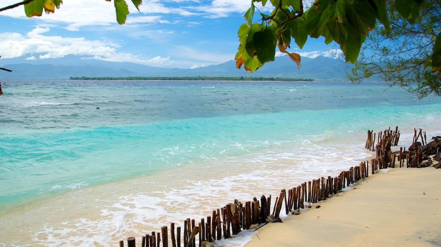 Lombok featuring a beach