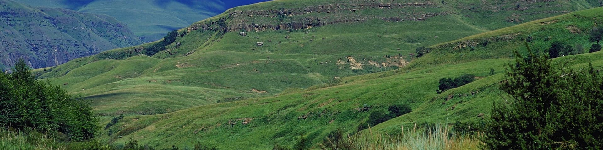 Drakensberg Mountains showing landscape views and mountains
