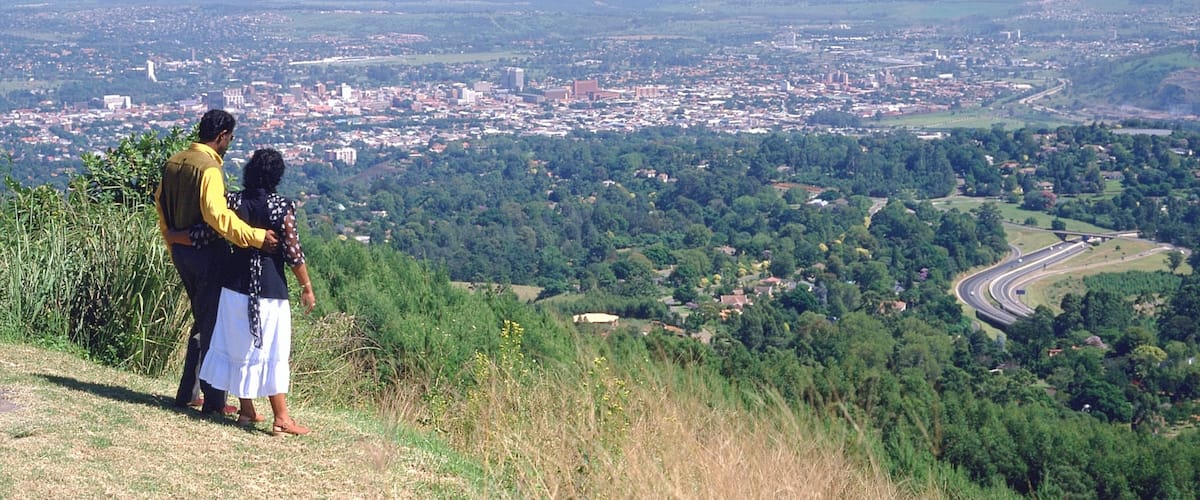 Pietermaritzburg montrant vues, randonnée ou marche à pied et ville