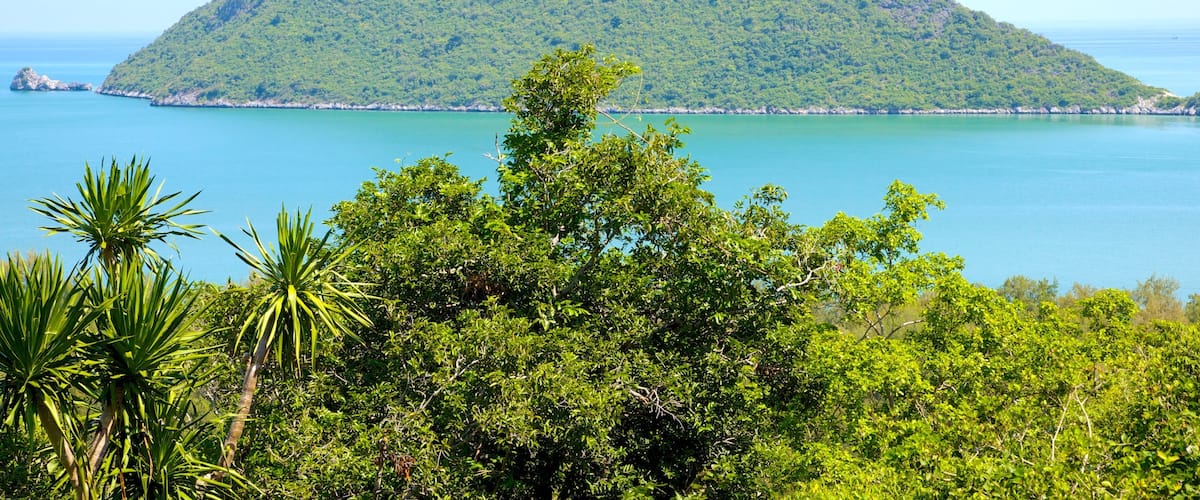 Hua Hin que incluye vistas de paisajes, imágenes de una isla y escenas tropicales
