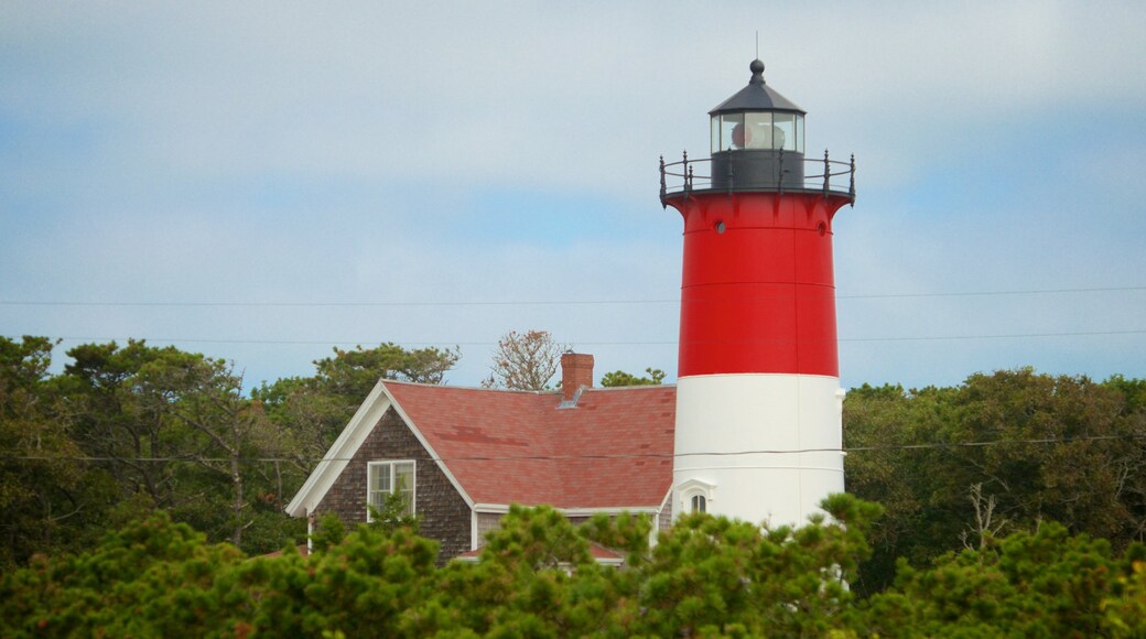 Nauset Light Beach showing a lighthouse