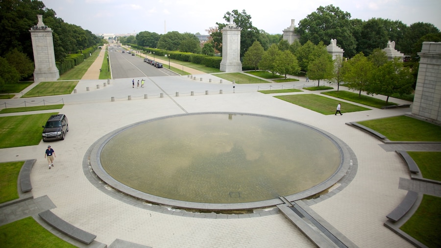 Nationale begraafplaats Arlington inclusief een monument, een begraafplaats en een plein