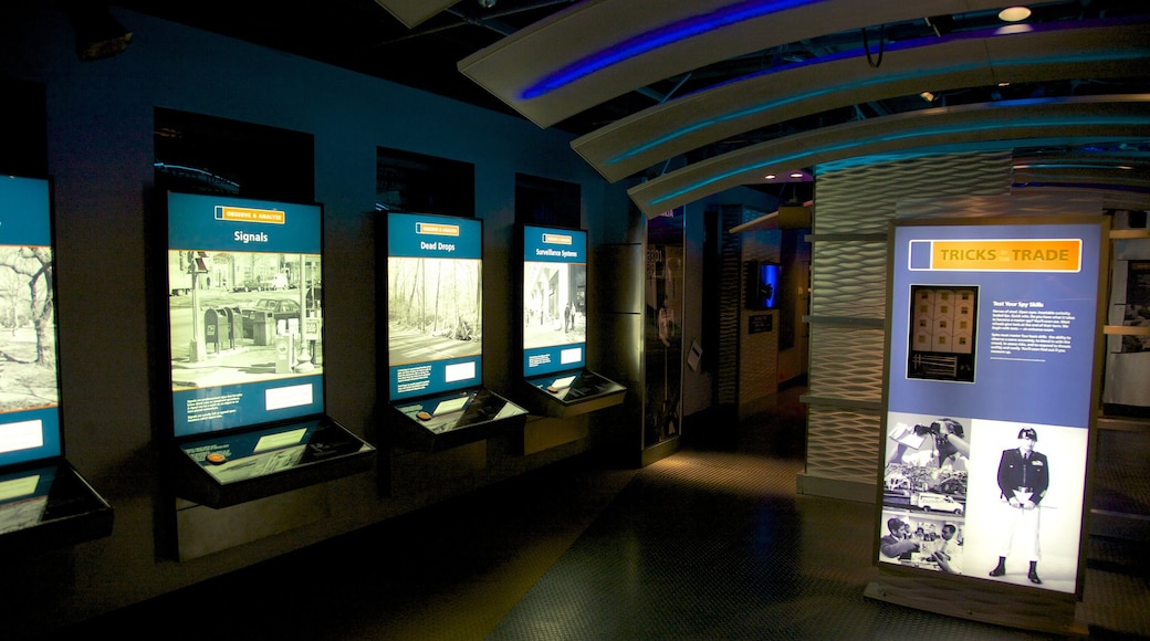 International Spy Museum caratteristiche di vista interna