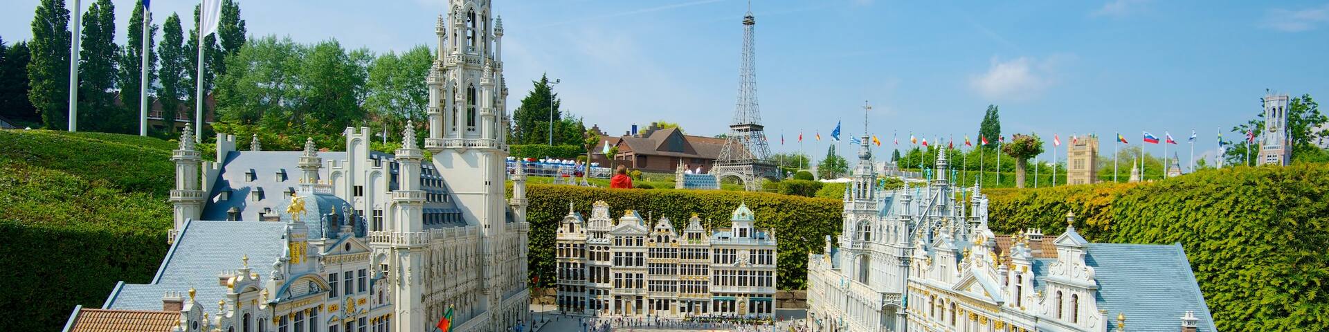 Park Mini-Europa das einen Stadt und Outdoor-Kunst