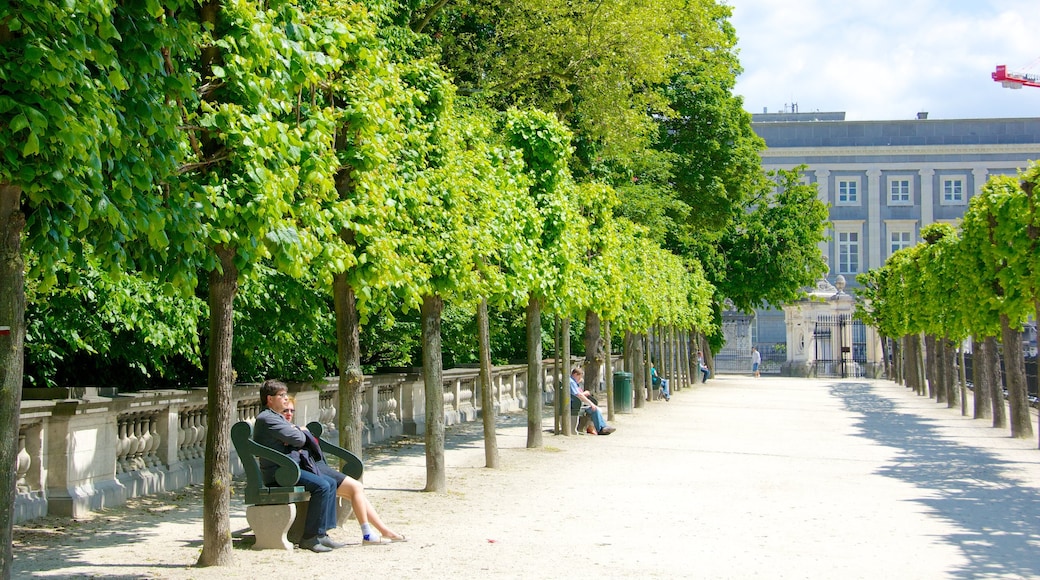 Brüssel welches beinhaltet Garten sowie Paar