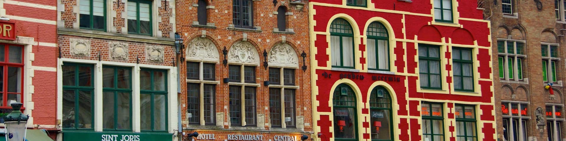 Grote Markt Brügge mit einem Stadt und historische Architektur