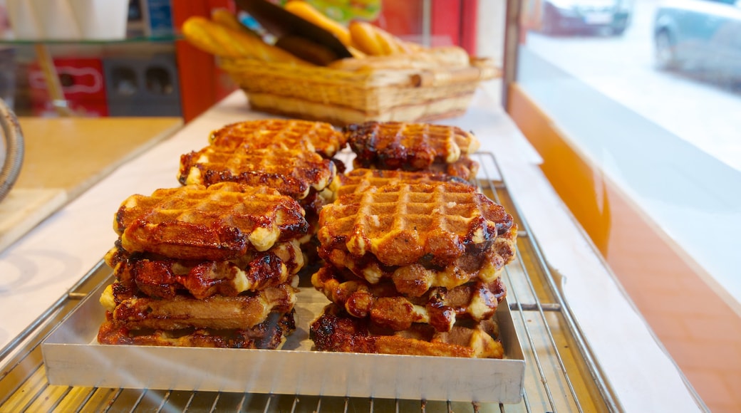 België bevat interieur, eten en cafés