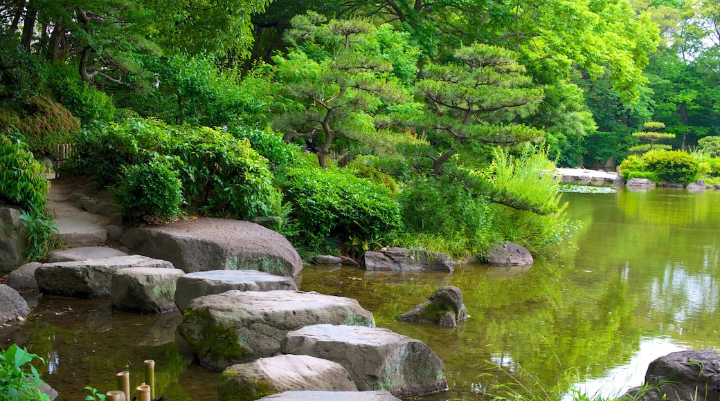 Tennoji Park featuring a pond and a park