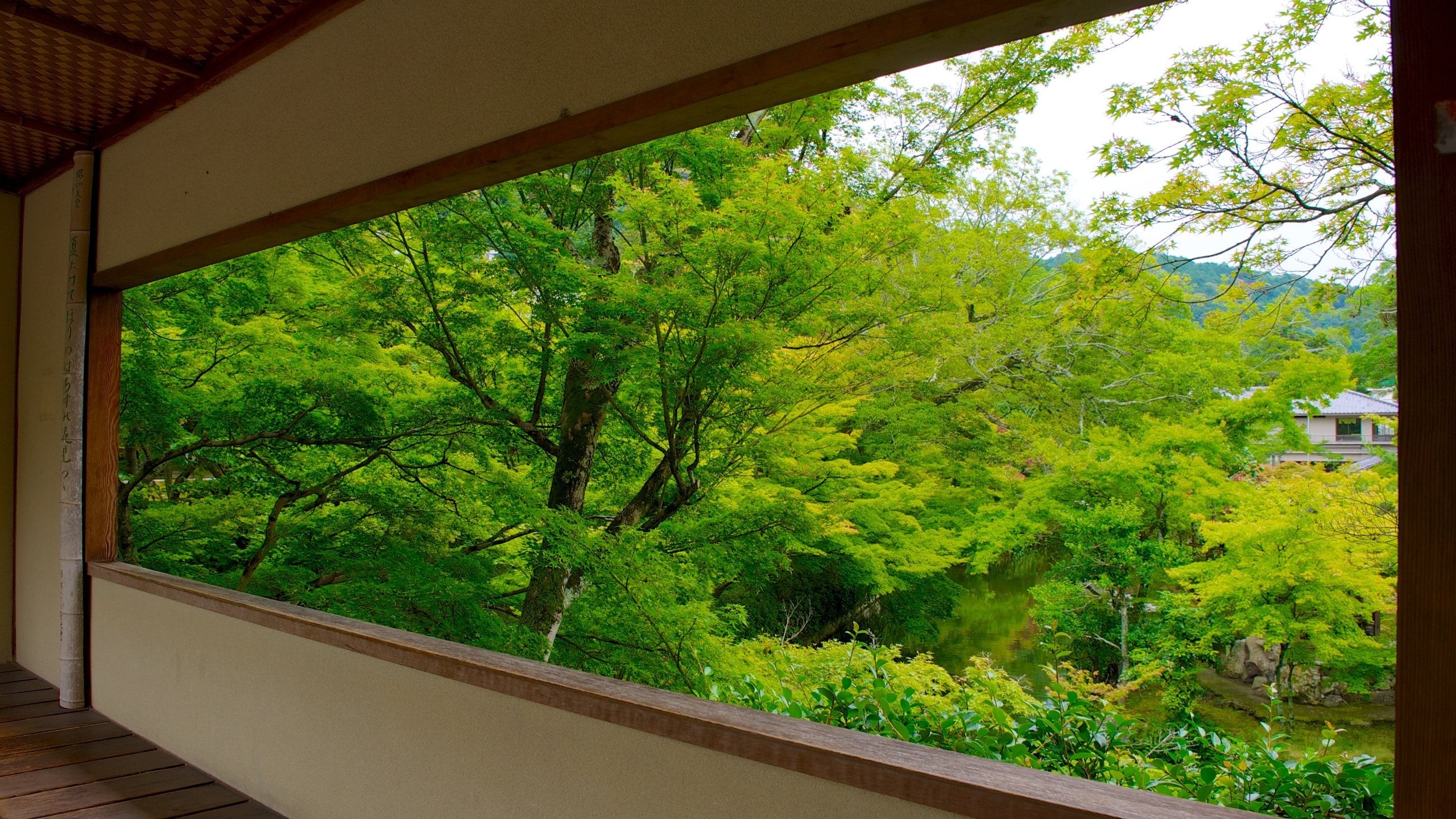Eikando Temple showing interior views, a temple or place of worship and religious elements