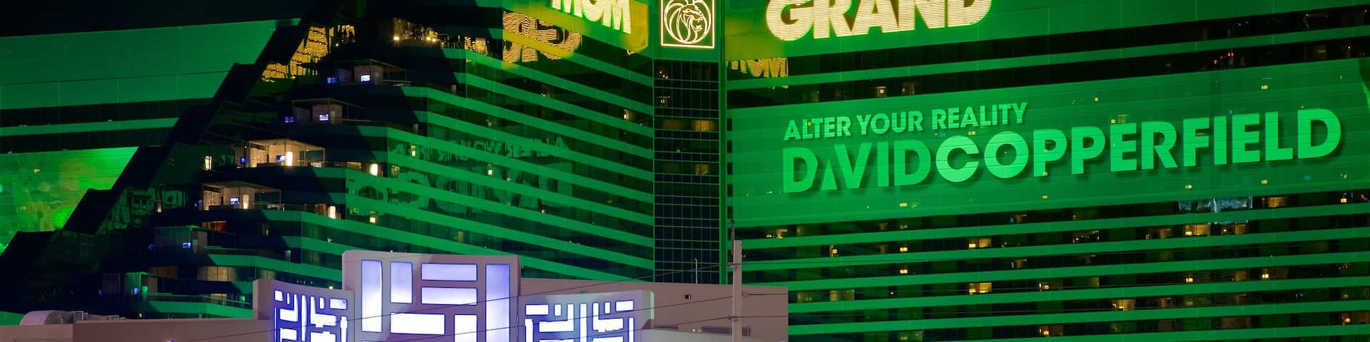 MGM Grand Casino featuring signage