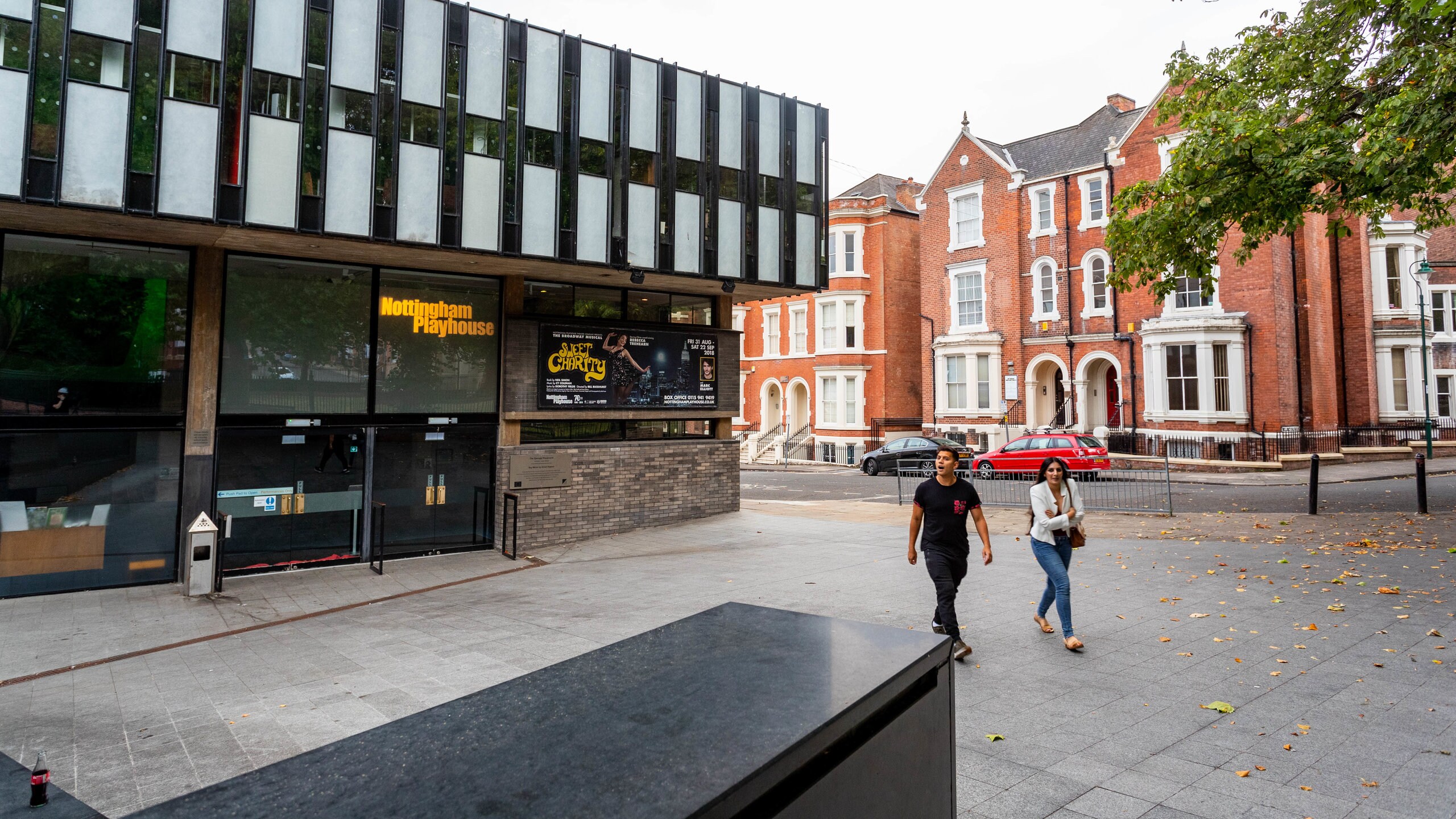 Nottingham Playhouse which includes street scenes as well as a couple
