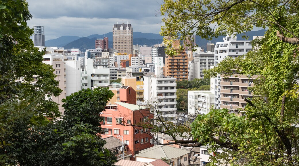 Hiroshima showing a city and landscape views