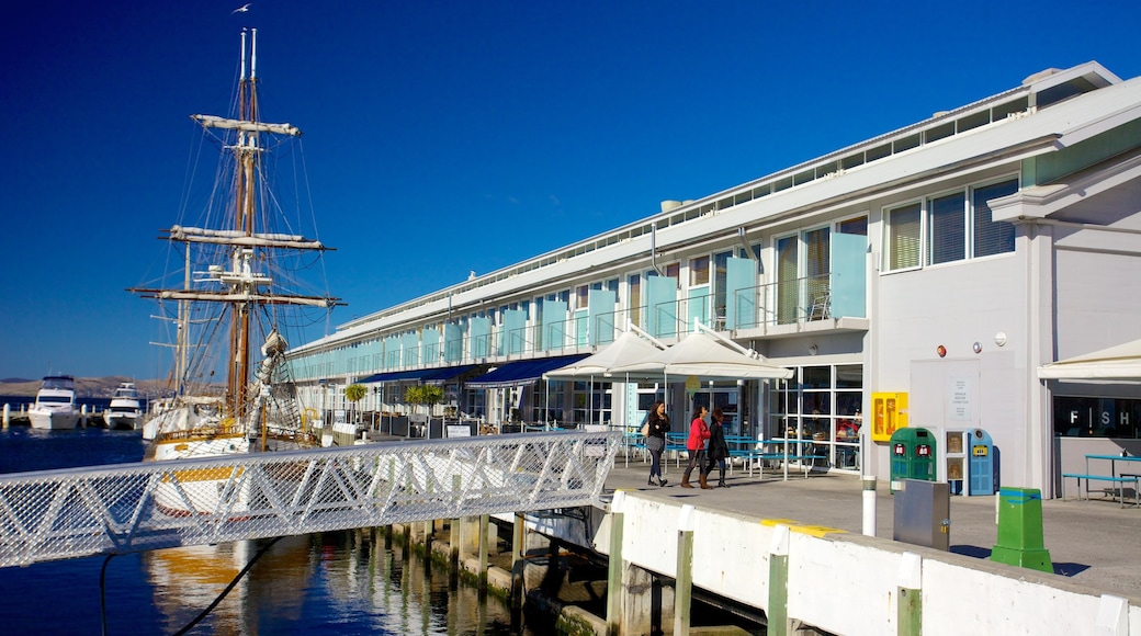 Constitution Dock og byder på en kystby, sejlads og en bugt eller havn